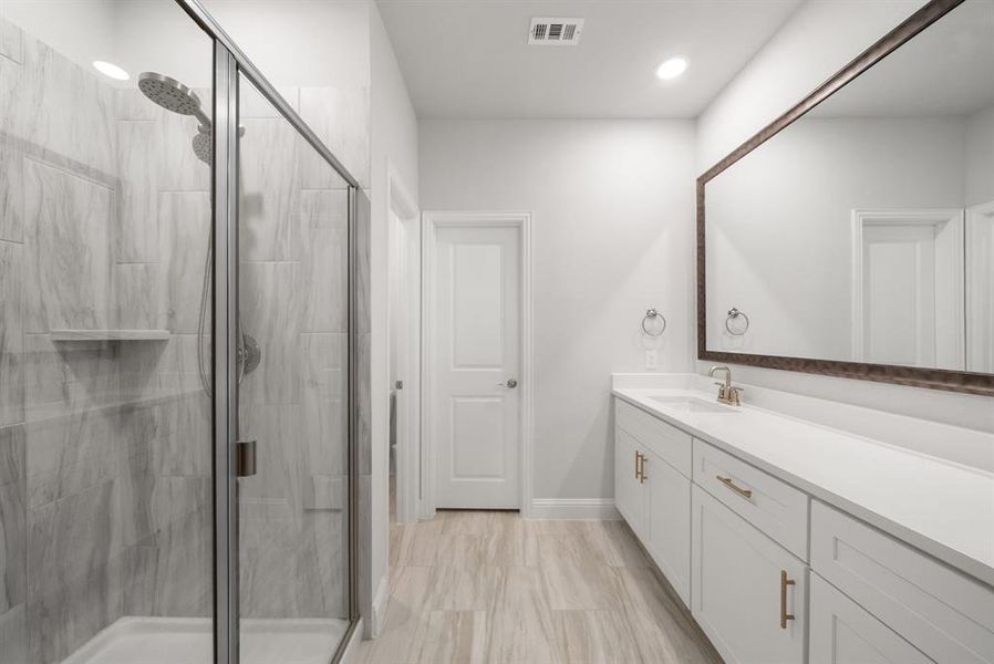 Furnished interior view inside a new home in , Frisco (Image 18).