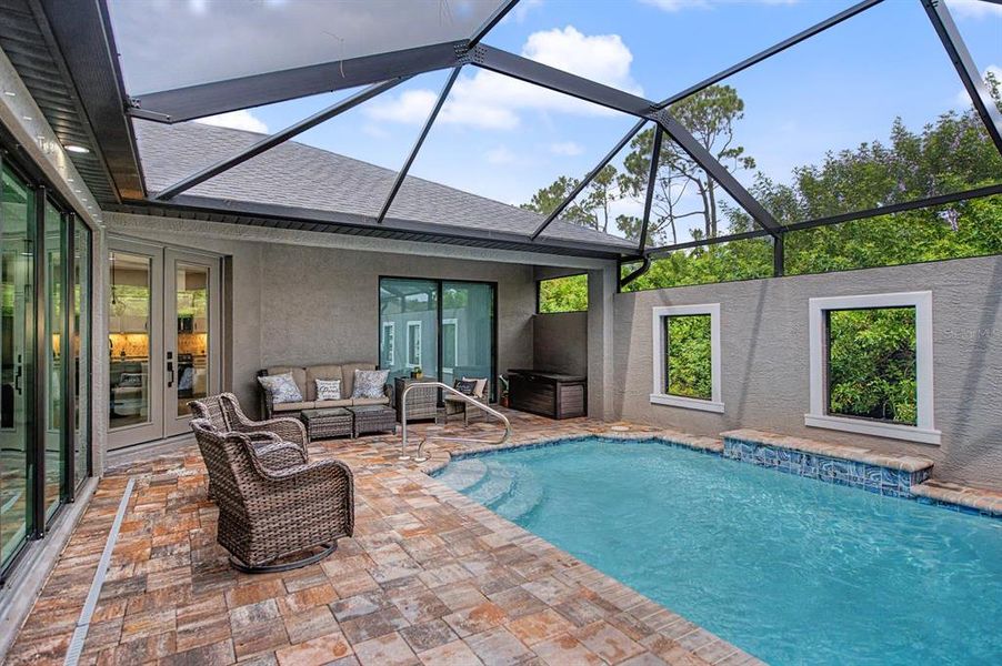 Exterior details and patio area of a home in , Rotonda West (Image 4). Exterior details and patio area of a home in , Rotonda West (Image 4).