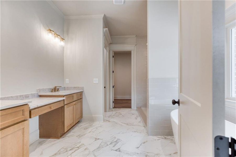 Furnished interior view inside a new home in , Covington (Image 13).