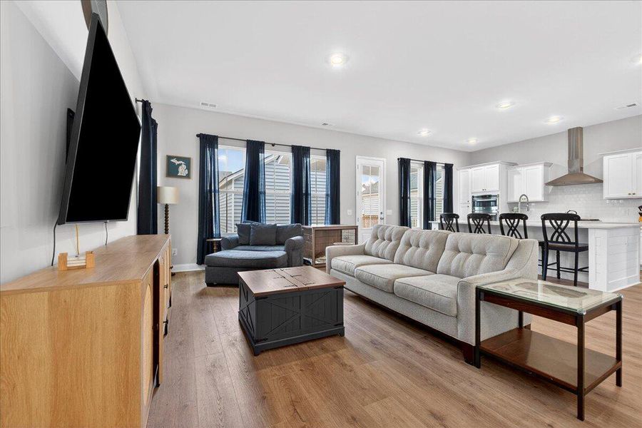 Furnished interior view inside a new home in Heron's Walk at Summers Corner, Summerville (Image 10). Furnished interior view inside a new home in Heron's Walk at Summers Corner, Summerville (Image 10).