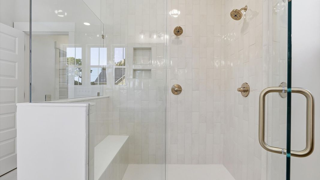 Representative furnished interior of a home built from the Stonehaven  II by DRB Homes in Oak Bend, Charleston (Image 33).