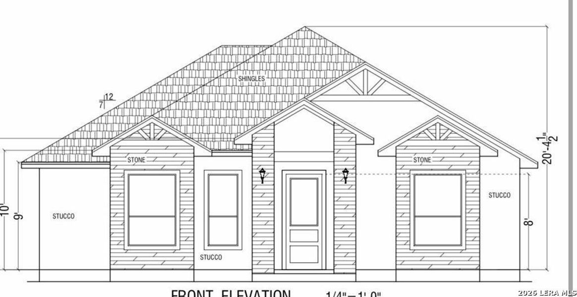 Exterior rendering of this home design in , Eagle Pass, TX (Image 3).