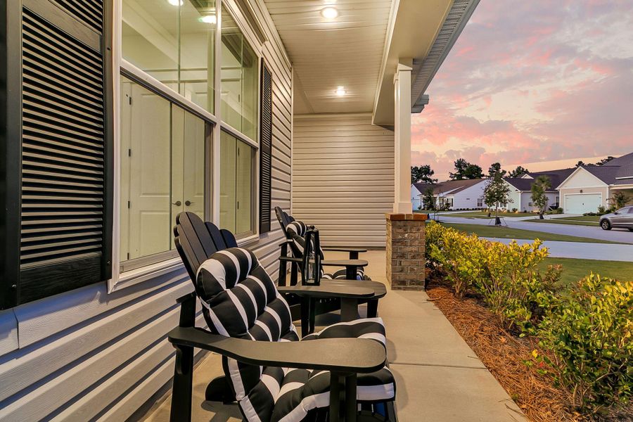 Exterior details and patio area of a home in , Summerville (Image 38).
