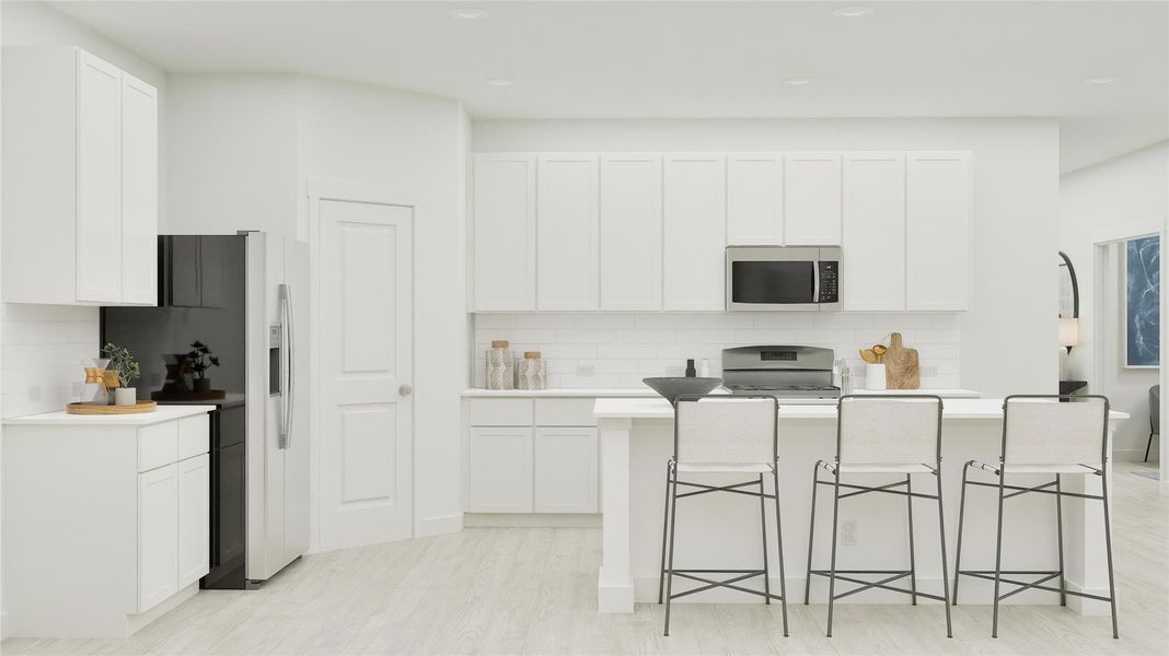 Furnished interior view inside a new home in Binford Creek, Waller (Image 4).