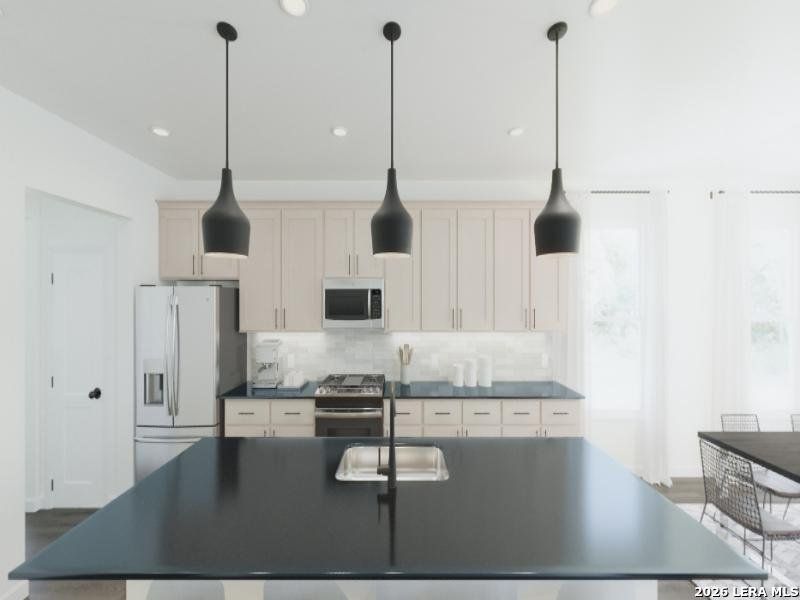 Furnished interior view inside a new home in The Summit at Saddlebrook Ranch 55's, Schertz (Image 13).