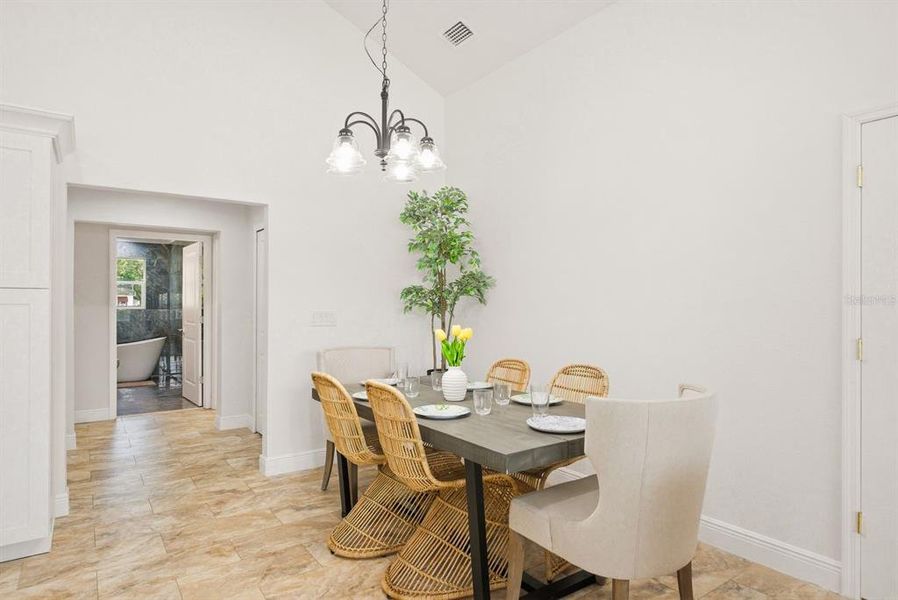 Furnished interior view inside a new home in , Tampa (Image 5).