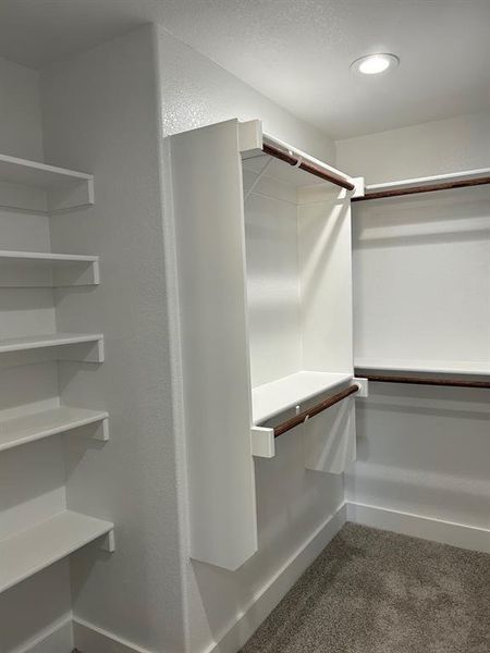 Primary bedroom has  spacious walk in closet