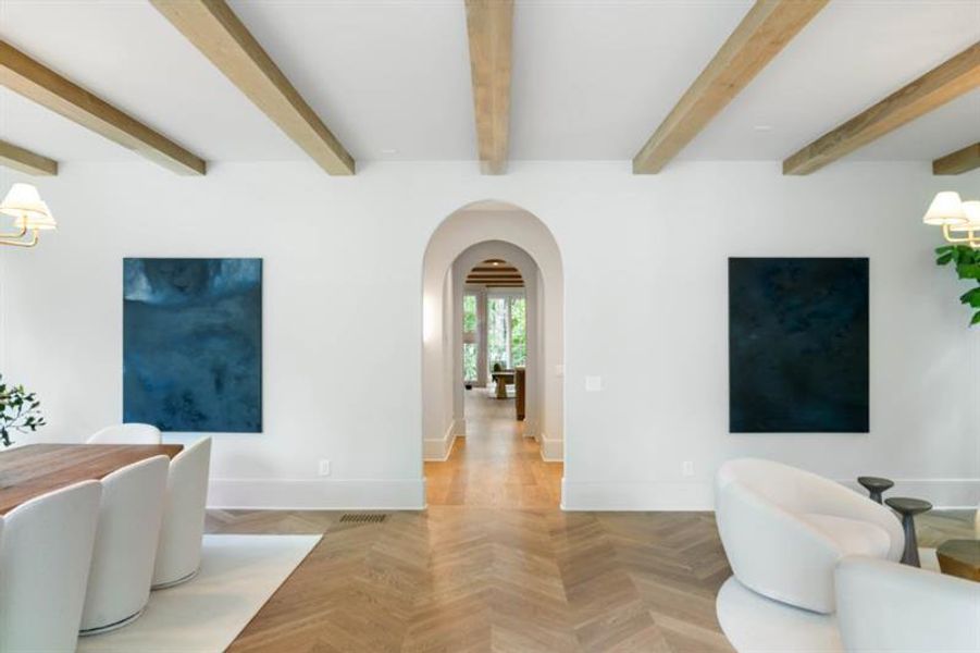 Furnished interior view inside a new home in , Atlanta (Image 42).