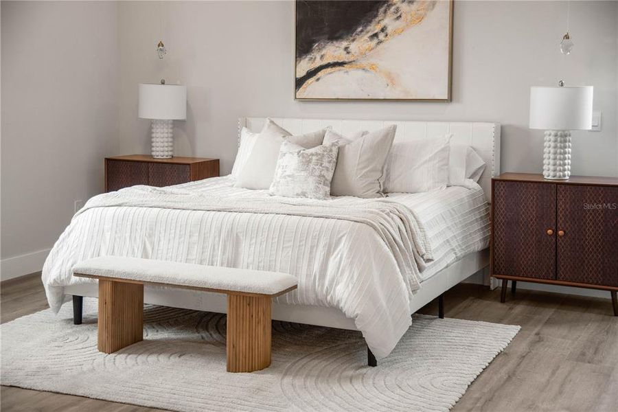 Furnished interior view inside a new home in , Tampa (Image 39).