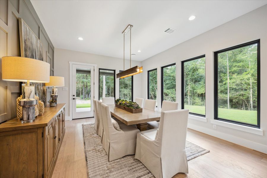 Furnished interior view inside a new home in High Meadow West and Estates, Montgomery (Image 12).