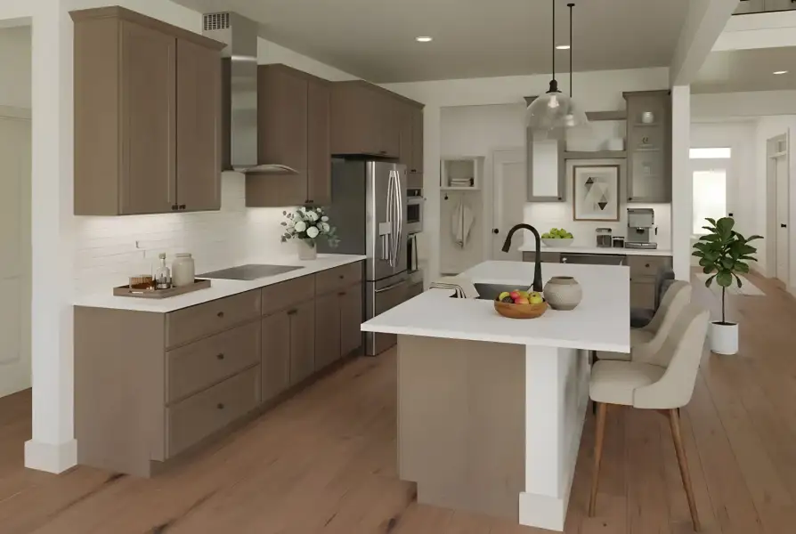 Furnished interior view inside a new home in Stonehaven, Winder (Image 13).