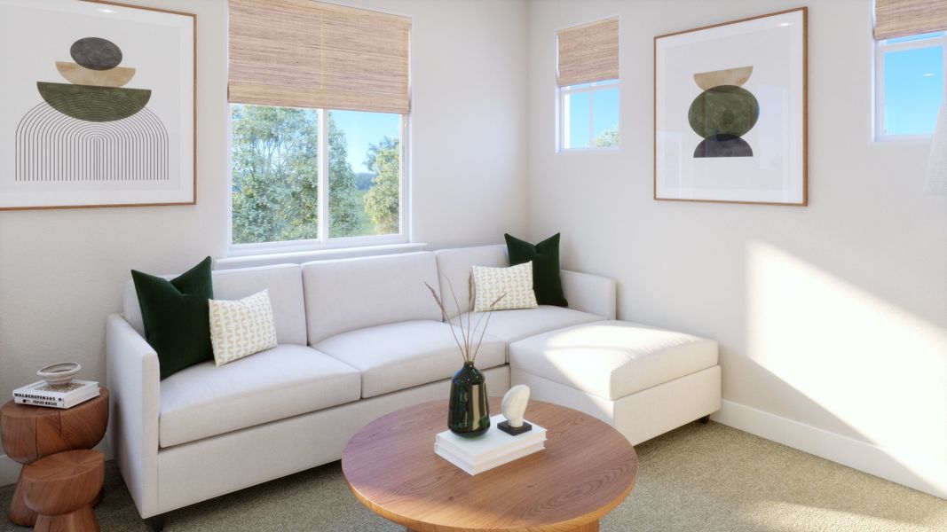 Representative furnished interior of a home built from the Raven by Trumark Homes in Trumark Homes at Tanterra, Parker (Image 12).