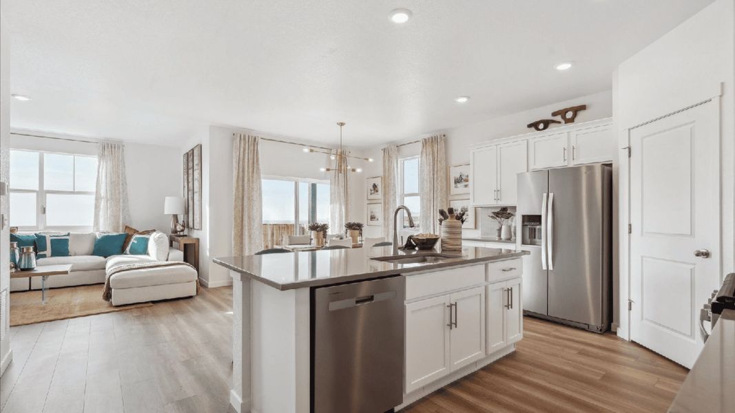 Furnished interior view inside a new home in Hansen Farm, Fort Collins (Image 6).