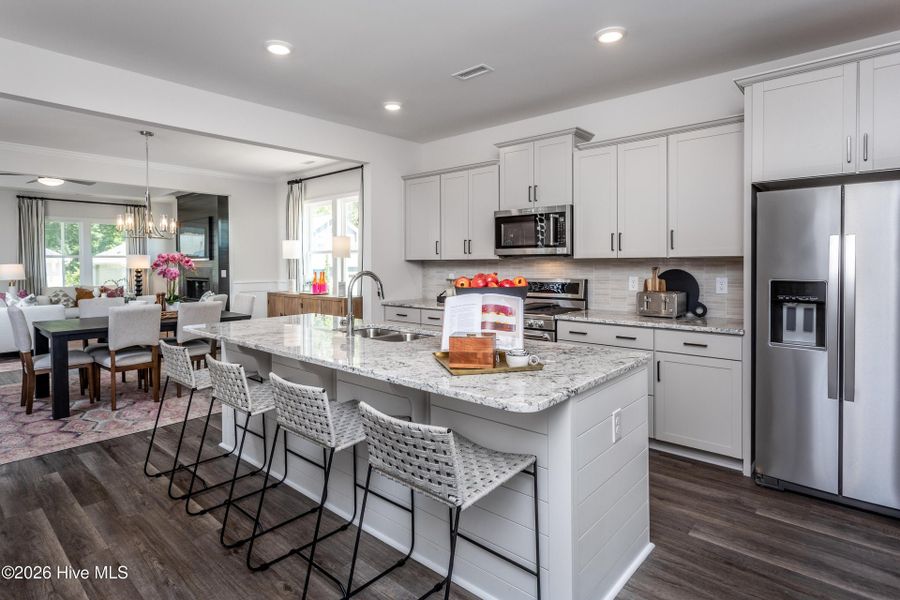 Furnished interior view inside a new home in Coastal Haven, Leland (Image 8).
