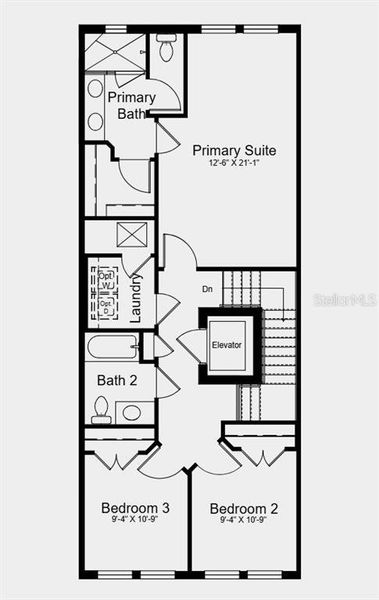 2D floor plan layout of this home in Seahaven, Punta Gorda, FL (Image 4).