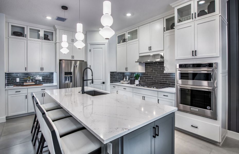 Furnished interior view inside a new home in Marigold, Davie (Image 5). Furnished interior view inside a new home in Marigold, Davie (Image 5).