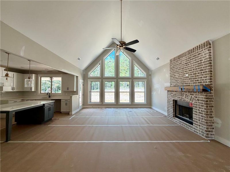 In-progress construction of a new home in , Rome, GA (Image 9).