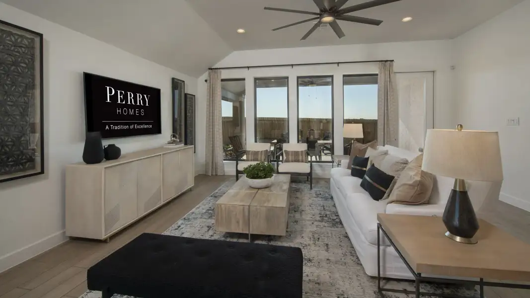 Furnished interior view inside a new home in Canyon Falls, Northlake (Image 34).