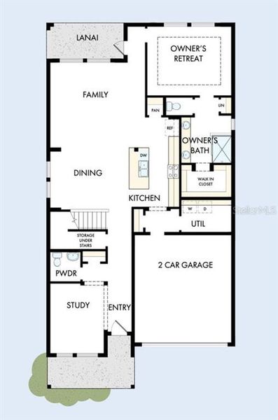 2D floor plan layout of this home in Soleta at Starkey Ranch – Traditional Series, Odessa, FL (Image 3). 2D floor plan layout of this home in Soleta at Starkey Ranch – Traditional Series, Odessa, FL (Image 3).