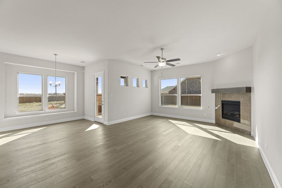 Representative unfurnished interior of a home built from the Kerrville by Windsor Homes in Anna Town Square, Anna (Image 20).