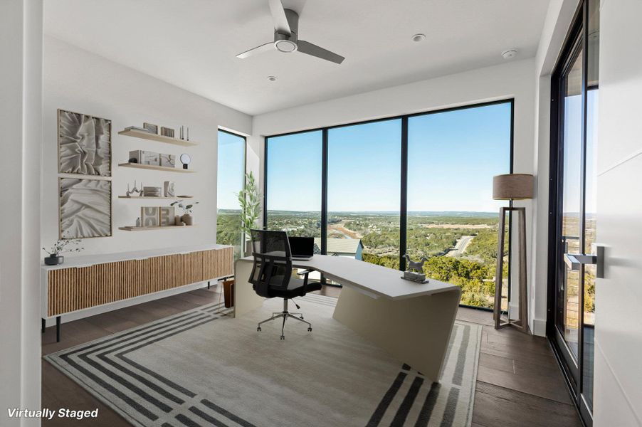 Furnished interior view inside a new home in , Spicewood (Image 7).