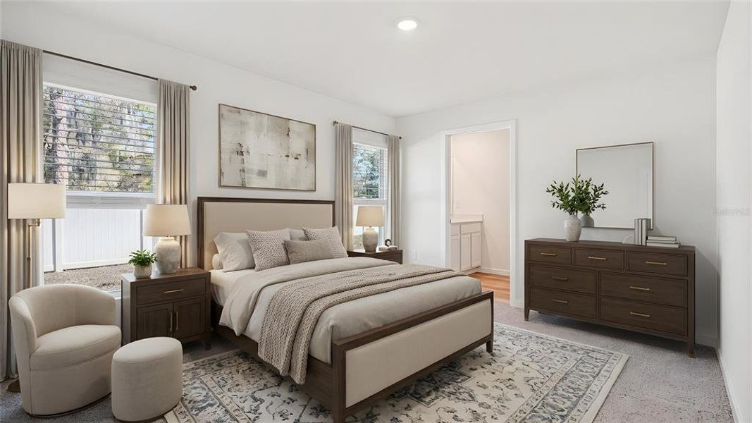 Furnished interior view inside a new home in Sunset Hills, Summerfield (Image 11).