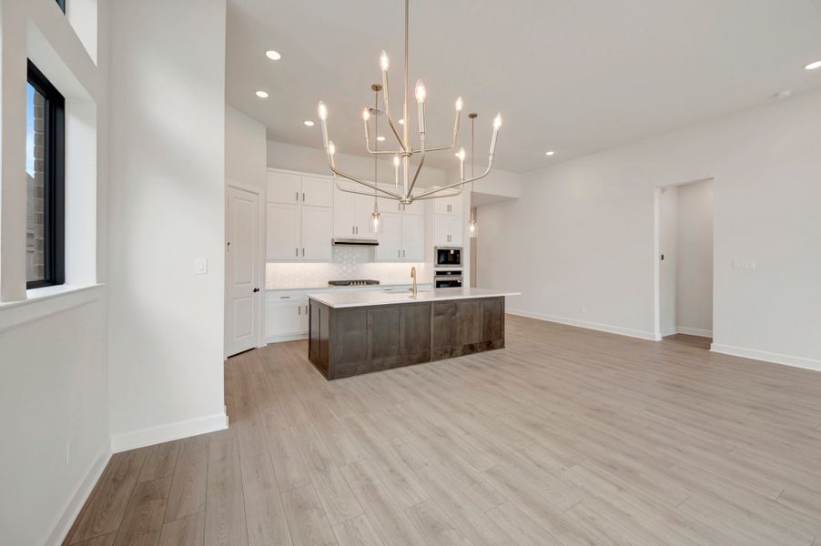 Furnished interior view inside a new home in Kresston - Enclave Collection, Montgomery (Image 8).