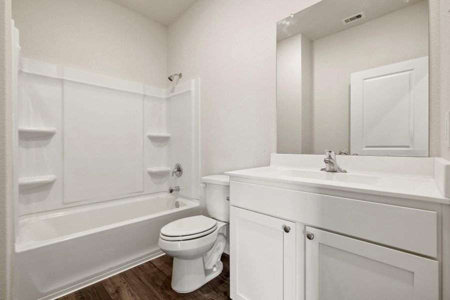 Furnished interior view inside a new home in Vacek Country Meadows, Richmond (Image 5).