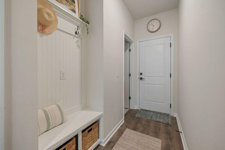 Furnished interior view inside a new home in Jasmine Point at Lakes of Cane Bay, Summerville (Image 9).