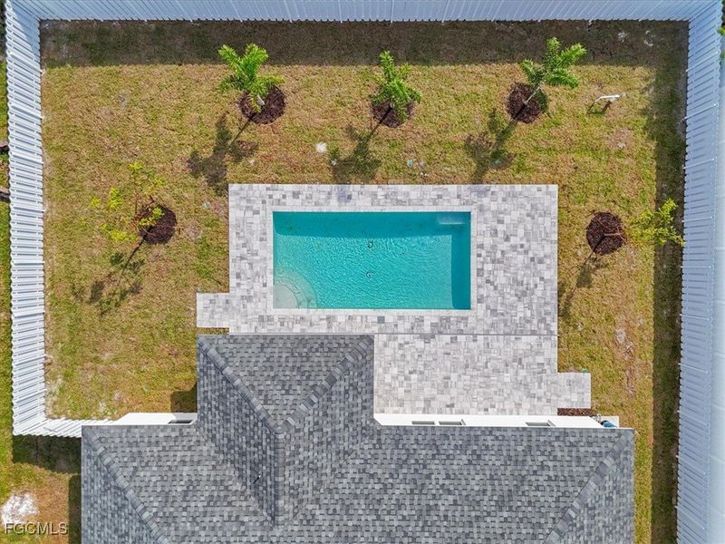 Exterior details and patio area of a home in Cape Coral, Cape Coral (Image 28).