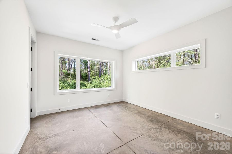 Lower Level Bedroom Gets Great Natural Light