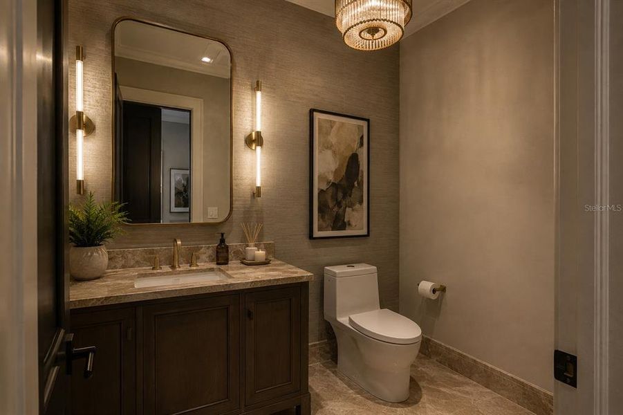 Furnished interior view inside a new home in , Odessa (Image 32).