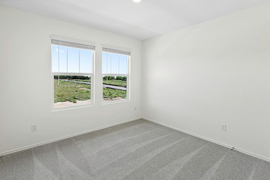 Spacious, unfurnished interior of a new home in Plum Creek North: Stonehill Collection, Kyle (Image 13).