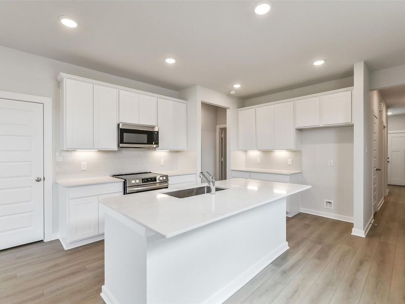 Furnished interior view inside a new home in Liberty Estates, Cleveland (Image 12).
