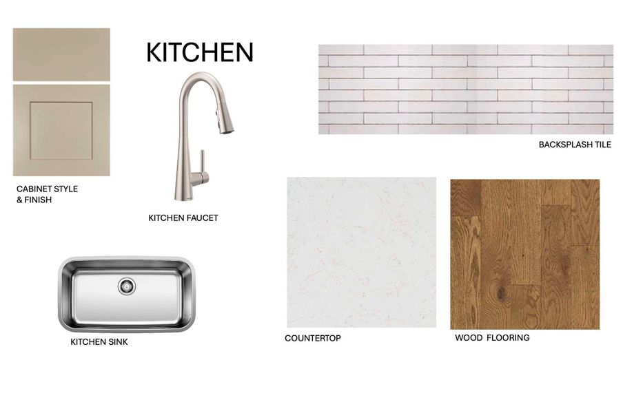 Sample of building materials used in homes in Leander Estates, Leander (Image 5).