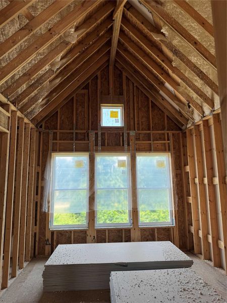 In-progress construction of a new home in Retreat at Oak Park, Houston, TX (Image 25). In-progress construction of a new home in Retreat at Oak Park, Houston, TX (Image 25).