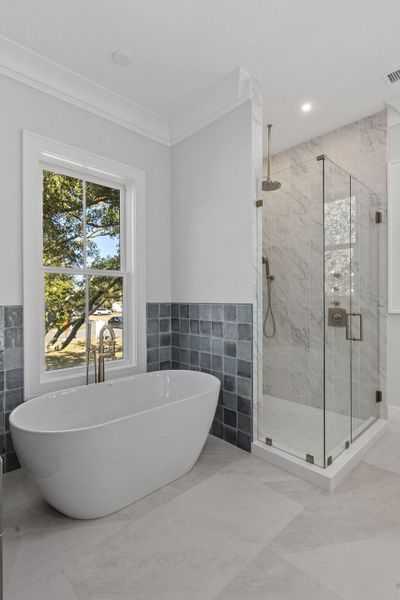 Furnished interior view inside a new home in , Sullivan's Island (Image 33).