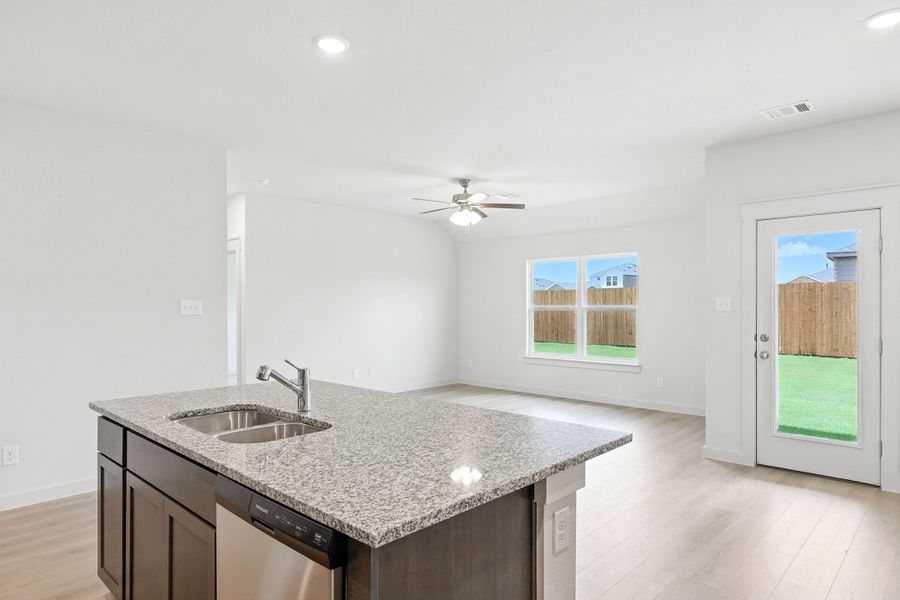 Representative furnished interior of a home built from the Landmark Series - Avalon by Brightland Homes in Still Water Lake Estates, Godley (Image 14). Representative furnished interior of a home built from the Landmark Series - Avalon by Brightland Homes in Still Water Lake Estates, Godley (Image 14).