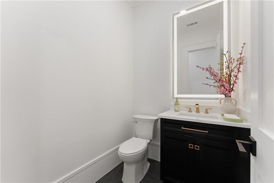 Furnished interior view inside a new home in , Monroe (Image 9).