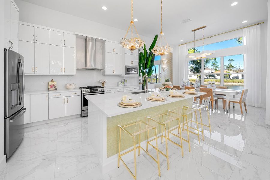 Representative furnished interior of a home built from the Aurora by GL Homes in Valencia Sky (55+), Naples (Image 5).