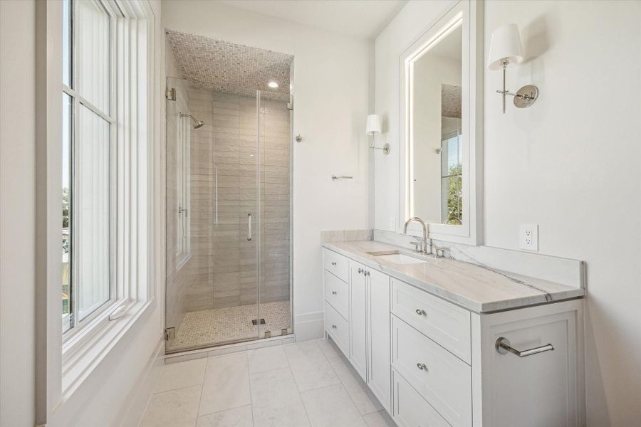 Furnished interior view inside a new home in , Houston (Image 31). Furnished interior view inside a new home in , Houston (Image 31).