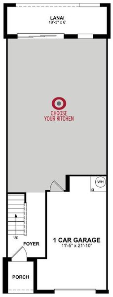 2D floor plan layout of this home in Towns at Greenleaf, Oviedo, FL (Image 6). 2D floor plan layout of this home in Towns at Greenleaf, Oviedo, FL (Image 6).