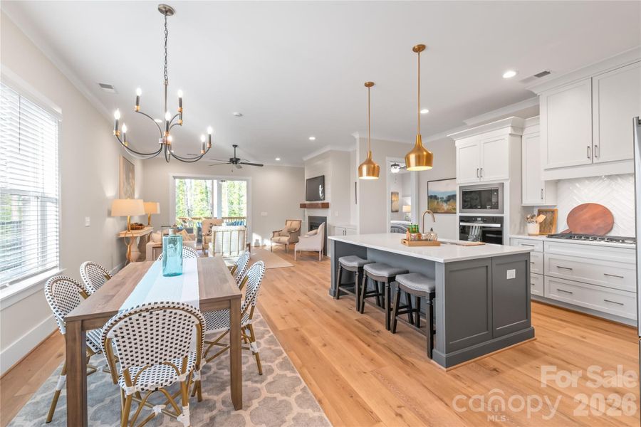 Furnished interior view inside a new home in , Mooresville (Image 31).