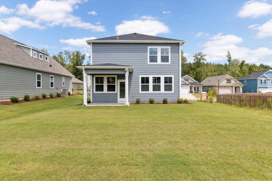 Front exterior of a new home in Tillery Park, Grovetown, GA, highlighting curb appeal (Image 17). Front exterior of a new home in Tillery Park, Grovetown, GA, highlighting curb appeal (Image 17).