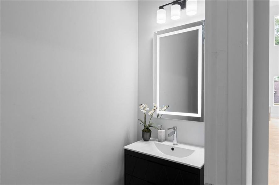 Furnished interior view inside a new home in , Atlanta (Image 45).