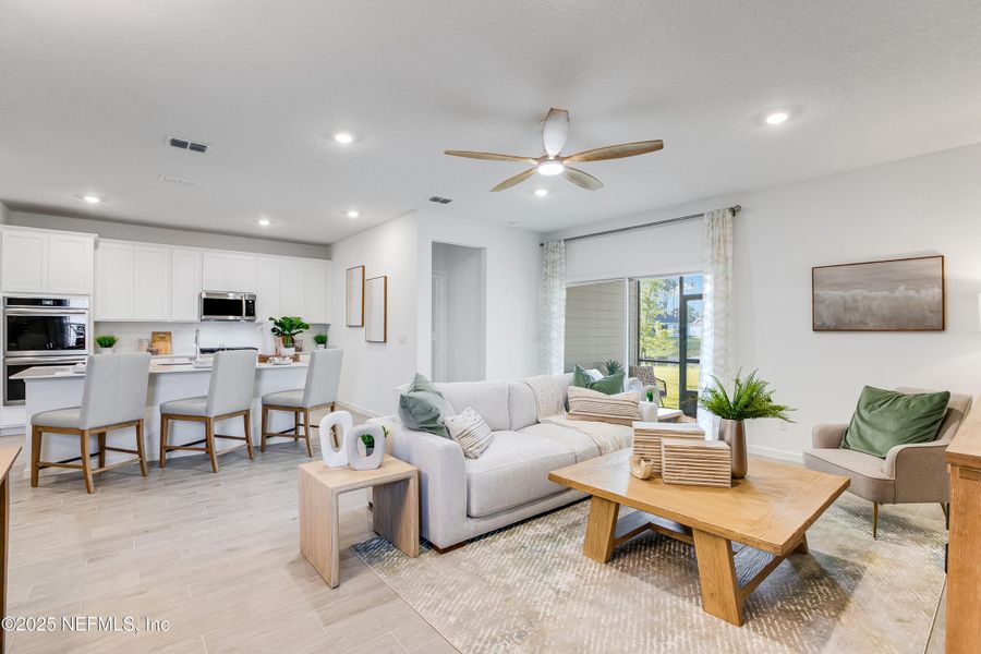 Furnished interior view inside a new home in , Green Cove Springs (Image 13).