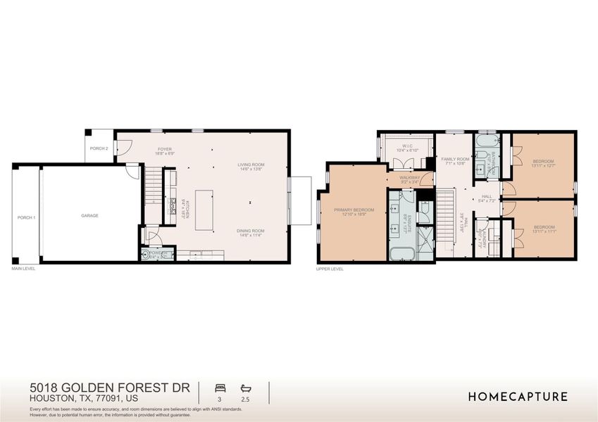 Floor Plan for 5018 Golden Forest Drive Floor Plan for 5018 Golden Forest Drive