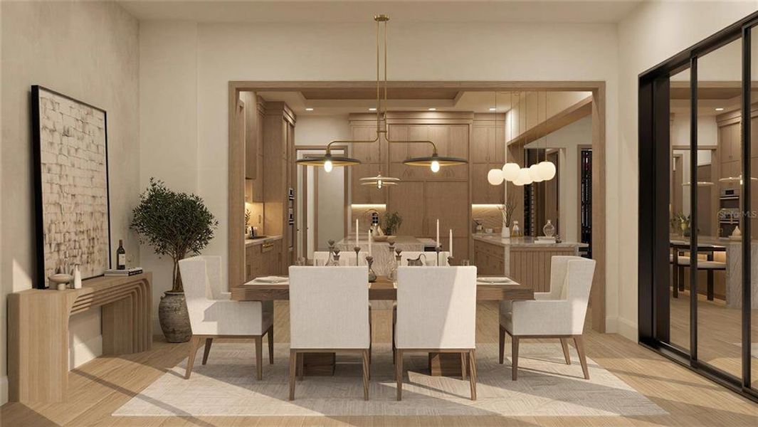 Furnished interior view inside a new home in Lake Sheen Sound, Orlando (Image 30).