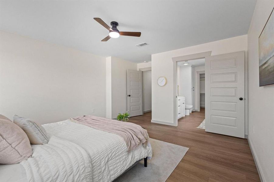Furnished interior view inside a new home in , Brookston (Image 11).