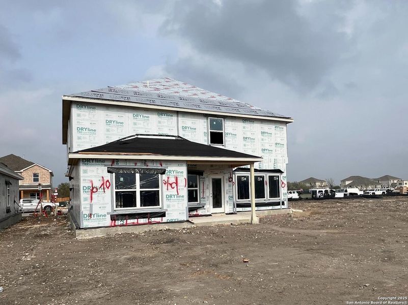 In-progress construction of a new home in Nopal Valley, San Antonio, TX (Image 14).